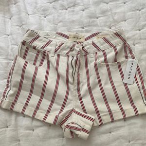 Red white and blue Pacsun shorts